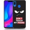 Picasee silikónový čierny obal pre Huawei Nova 3 - Angry Eyes - Transparent
