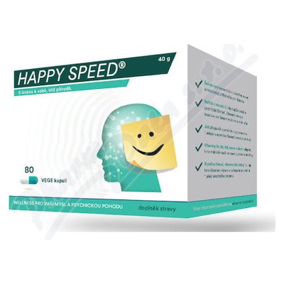 Happy Speed 80 vege kapslí