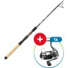 Teleskopický Prút Garbolino Proxima JetSpin Tele L 1,80m 3-15gr + Naviják Strike 301 FD