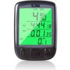 CYKLOPOČÍTAČ VODOTESNÝ LCD RÝCHLOMER NA BICYKEL 25 FUNKCIÍ