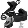 THULE Kočík 3v1 Urban Glide 3 Black s autosedačkou Maple Light Grey a adaptérmi 2025