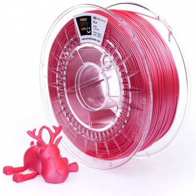 Print With Smile PLA SATIN Peach Red 1,75 mm 1kg