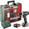 Metabo 601036870 - PowerMaxx BS 12 Set - AKU vŕtačka so skrutkovačom, 12V 2x2Ah Li-Power, Nabíjačka SC 30, Kufor z umelej hmoty, Mobilná dielňa