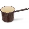 Orion Smaltovaný hrnček s rukoväťou Brown 12 cm
