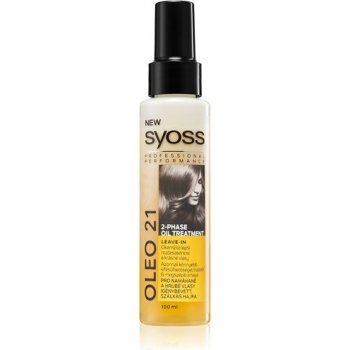 Syoss Oleo 21 Intense Care dvoufázová olejová regenerace pro velmi suché, hrubé vlasy 100 ml