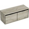 Kúpeľňová skrinka pod umývadlo Sanox Loft craft oak 120,2 x 48,6 x 45 cm