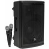 Stagg AS12B, aktivní bateriový 12 reprobox MP3/BT/USB/2x UHF, 150W