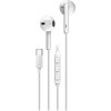 GENIUS Sluchátka HS-M366, mikrofon, USB-C, bílá