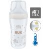 Nuk Perfect Match fľaša s kontrolou teploty white 260 ml
