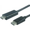 Video kábel PremiumCord DisplayPort - HDMI M / M (KPORTADK01-01)