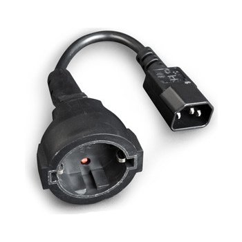 Gembird PC-SFC14M-01 power adapter cord C14 male -> schuko female