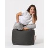 Atelier del Sofa Garden Pouffe Square Pouf - Fume