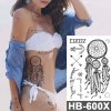 REBELULU Vodeodolné dočasné tetovanie tetovačka samolepka Lapač snov Dreamcatcher Šíp Láska Just breathe Rímske čísla Motto Srdce Kotva Flash tetovanie Krása Body Art Paže Dočasné Tatoo Ženy