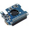 Waveshare Power Over Ethernet HAT (F) For Raspberry Pi 5, High Power, Onboard Cooling Fan, With Metal Heatsink