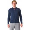 Castelli Classico Track Jacket, Belgian blue Veľkosť: L Pánska voľnočasová mikina so zipsom