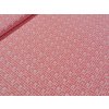 Bavlnená látka kolieska staroružová šírka 150 cm