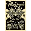 Ceduľa Motorcycle New York Vintage style 30cm x 20cm Plechová tabuľa