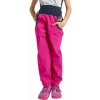 detské softshellové nohavice s fleecom Unuo Basic Kolibrík fuchsiová 128/134 EUR