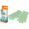RAVI Rukavice latexové M 10 ks zelené