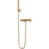Gamma Gamma, nástenná sprchová termostatická batéria s ručnou sprchovou súpravou, zlatá matná, GMA-BRYPNT-BGD