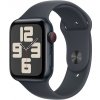 Apple Watch SE GPS + Cellular 44mm Polnočné hliníkové puzdro s Polnočným Športovým remienkom - M/L - MXGM3QC/A