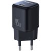 Baseus sieťová nabíjačka PicoGo (P10176800123-00) – GaN technológia, USB-C, rýchle nabíjanie, 45W, čierna (Cosmic Black)