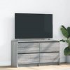 VidaXL TV stolík, sivá Sonoma, 100x35x54 cm, spracované drevo
