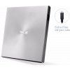 ASUS DVD ZenDrive U9M, External Slim DVD-RW, USB Type-C/Type-A, M-DISC, Silver