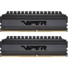 PATRIOT Viper 4 Blackout 16GB DDR4 3600 MHz / DIMM / CL18 / Heat shield / KIT 2x 8GB PVB416G360C8K
