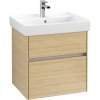 Villeroy & Boch Collaro - Umývadlová skrinka závesná, 2 zásuvky, Nordic Oak C00800VJ