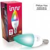 Innr Inteligentná LED žiarovka E14 Color, tvar sviece, kompatibilný s Philips Hue, 16 M farieb a tóny bielej, Zigbee (RB 251 C)