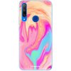 Odolné silikónové puzdro iSaprio - Orange Liquid - Huawei Honor 9X