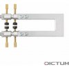 Dictum 735853 - Herdim U-Shaped Crack Clamp, Jaw Depth 85 mm