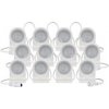 Bodové svietidlo EMOS GoSmart LED bodové svietidlo, štartovacia sada – 255 cm, 12 dielov, RGBIC + CCT, stmievateľné,