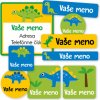 Sada samolepiek s menom pre deti do školy, DINOSAURUS (183 ks)