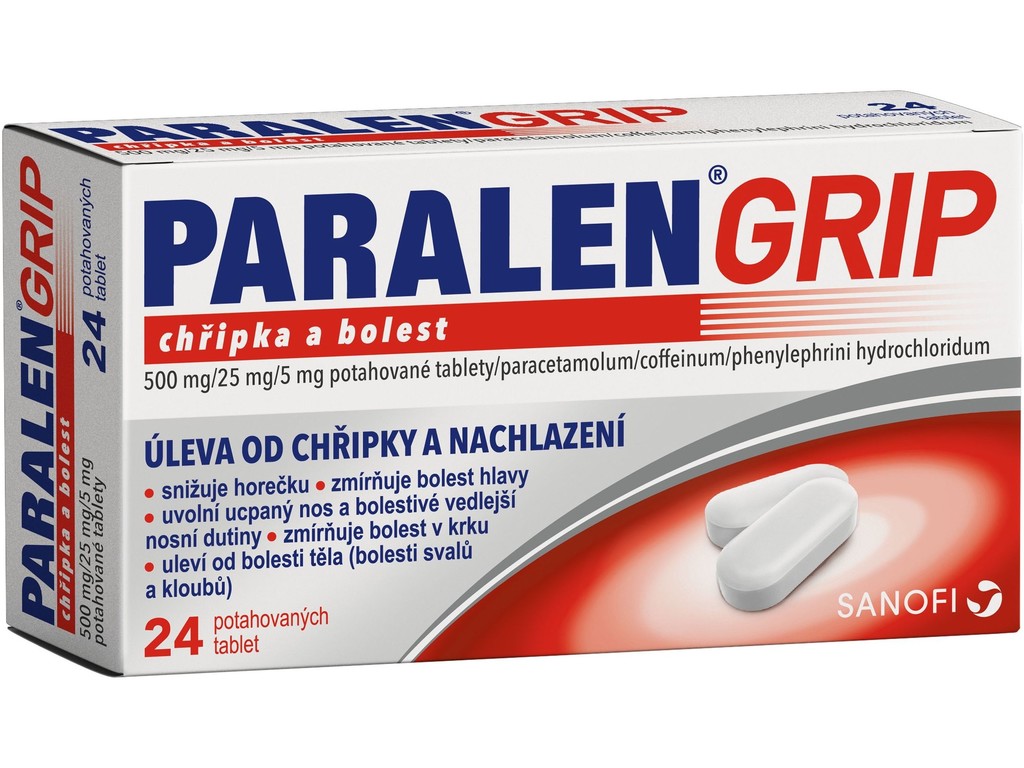 Paralen Grip chrípka a bolesť tbl.flm.1 x 24 od 5,78 € - Heureka.sk