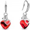 Náušnice červené so Swarovski Elements Bliss KWCMIX2808LSI Light Siam