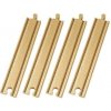 Brio Stredné koľajnice rovné, 144 mm, 4 ks