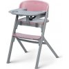 KINDERKRAFT SELECT Set jedálenská stolička Livy Aster Pink + lehátko Calmee, Premium