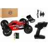 Teddies Plyšové autíčko RC Buggy Bonzai Jubatus off-road 30cm plastové červené 2,4GHz