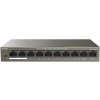 PoE switch Tenda TEF1110P-8-63W, 10/100Mbps, 8xPoE, 2xUplink, 58W