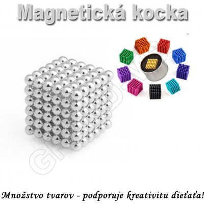 magnetické guličky 5 mm – Heureka.sk