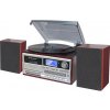 Mikrosystém s gramofónom Roadstar HIF-8892 EBT s gramofónom, BT, MP3, CD, CD-R, RW