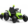 LEAN CARS HZB-200 Zelený traktor na batérie s prívesom