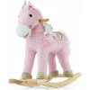 MILLY MALLY Hojdací koník s melódiou Pony ružový 74x28x58 ružová