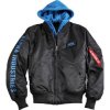 ALPHA INDUSTRIES Bunda MA-1 D-Tec SE - čierna/modrá (133104/327)