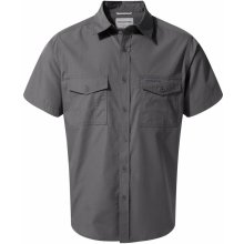 Craghoppers Kiwi pánska košeľa short sleeved sivá