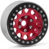 KAVAN 1.9'' Hliníkové beadlock disky pro 1/10 crawler/expedice červené - 2 ks