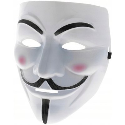 Maska Anonymous V ako Vendetta perleťová