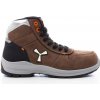 PAYPER GET FORCE MID LD S3-NBK 001506-0414 / Stredne vysoká kožená dámska obuv S3 - chocolate 35